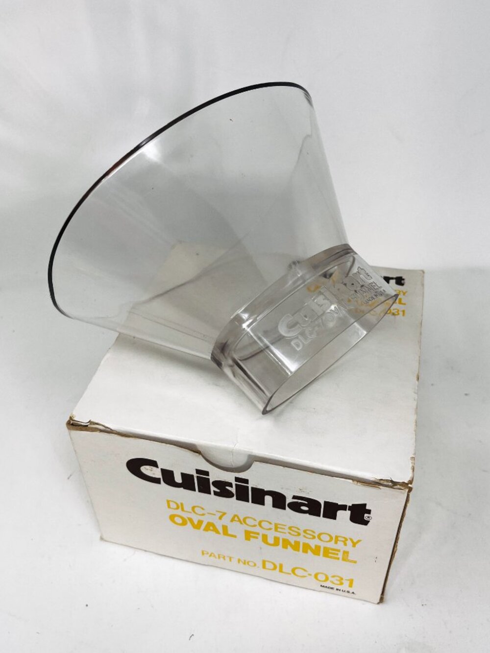 Cuisinart Food Processor DLC-7 Accessory OVAL FUNNEL [Part No. DLC-031]